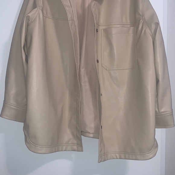 Faux leather jacket - Picture 3 of 13